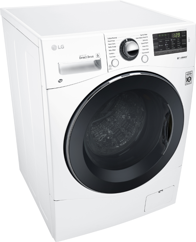  LG WM3488HS - Combo de lavadora/secadora de 24 con capacidad  de 2.3 pies cúbicos, tambor de acero inoxidable en acero inoxidable :  Electrodomésticos